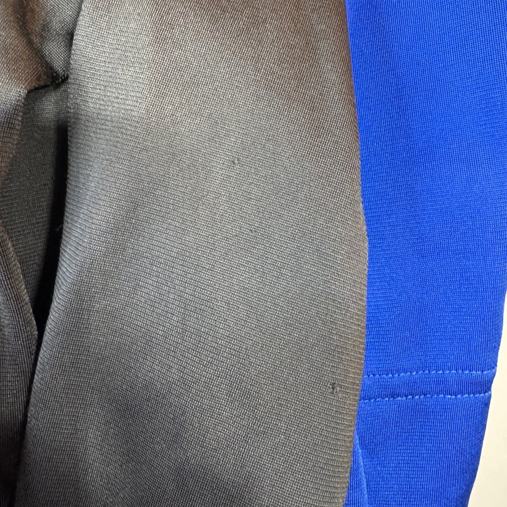 Under‎ Armour Boys Track Jacket Blue Grey Orange Full Zip YSM Small Sportswear - Picture 8 of 8